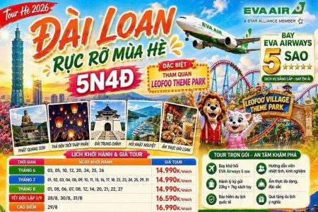 Đài Loan – Rực rỡ mùa hè