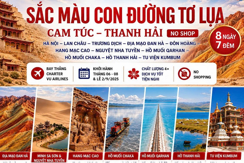 Sắc màu con đường tơ lụa: Cam Túc – Thanh Hải
