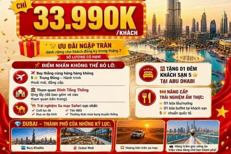 Hà Nội – Dubai Lễ 2/9