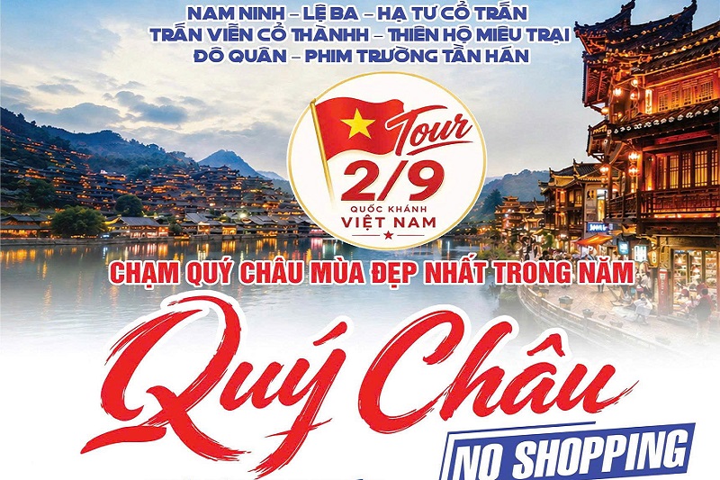Nam Ninh – Lệ Ba – Hạ Tư Cổ Trấn – Trấn Viễn Cổ Thành – Thiên Hộ Miêu Trại – Đô Quân – Phim trường Tần Hán